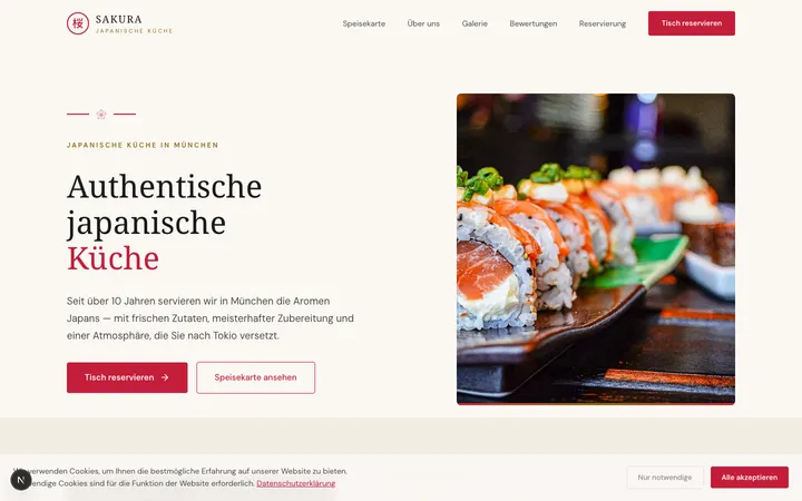 Sakura — Japanische Küche